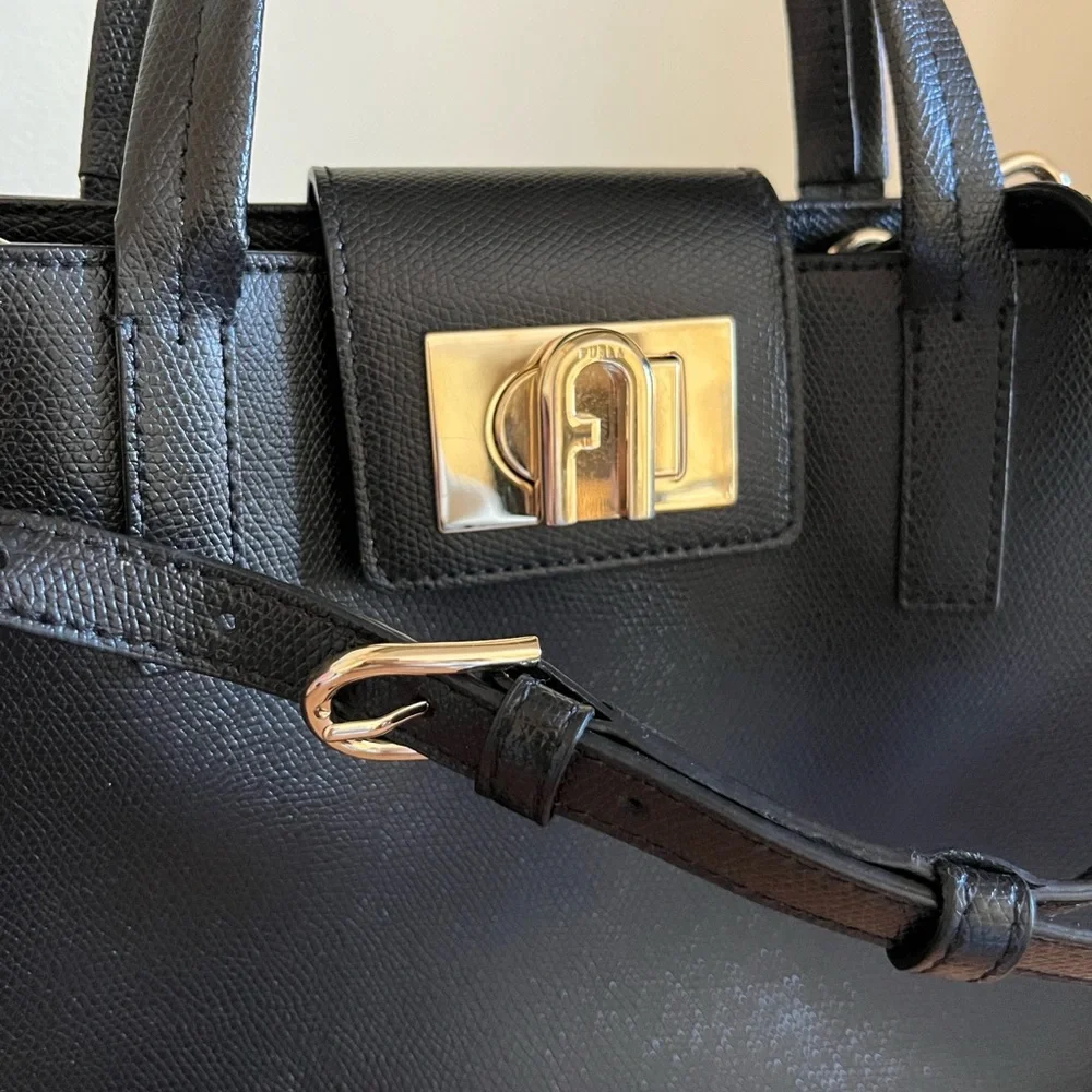 Black Furla 1927 Medium Tote - Picture 4 of 11
